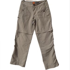 MERRELL Women's Charlotte Convertible Hiking Pants Size 2 Tan